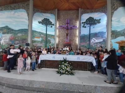 CelebraÃ§Ã£o das CrianÃ§as no SantuÃ¡rio de Laranjeiras do Sul (12/10) 